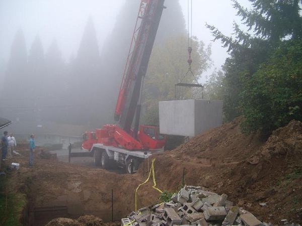 House 9.24.04 00020.JPG - Early one morning, a crane appeared in the fog.